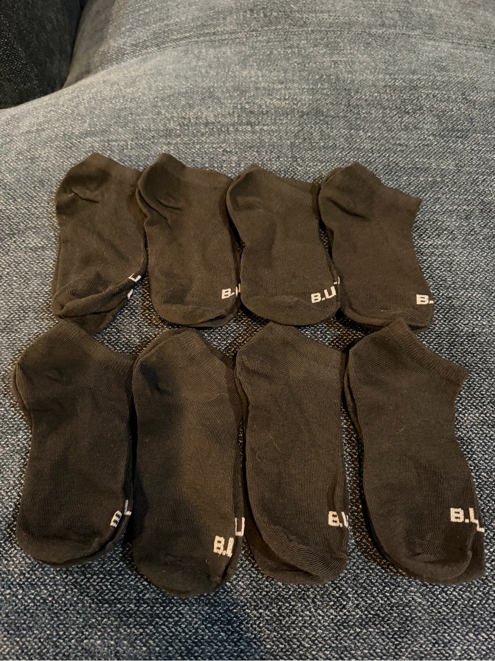 Kid’s Black No-Show Socks (8-Pack)